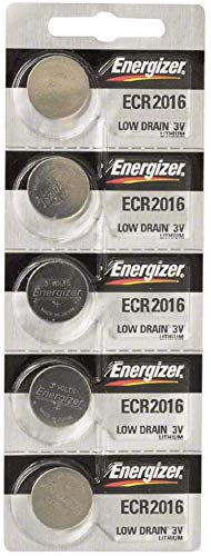 5pcs -- Energizer Cr2016 3v Lithium Coin Cell Battery Dl2016 Ecr2016 CR 2017