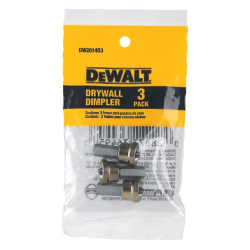 DEWALT Drywall Screw Setters, Dimplers, 3-Pack for Drills and Impact Drivers (DW2014B3)