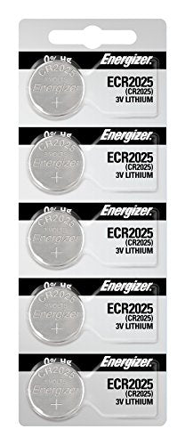 CR2025 Energizer Lithium Batteries (1 Pack of 5)