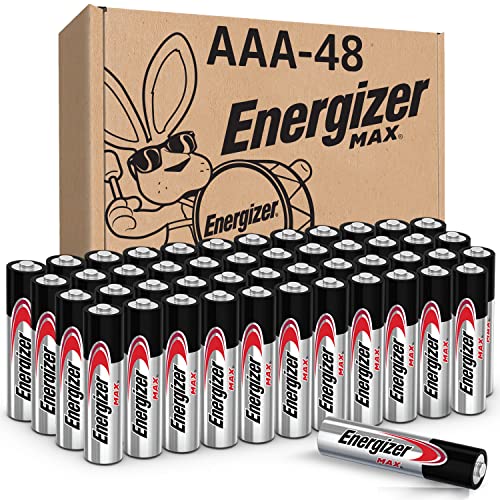 Energizer AAA Batteries, Triple A Battery Max Alkaline (48 Count) E92DP2-25