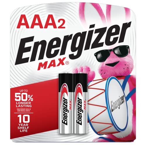 Energizer MAX Alkaline Batteries AAA 2 Pack