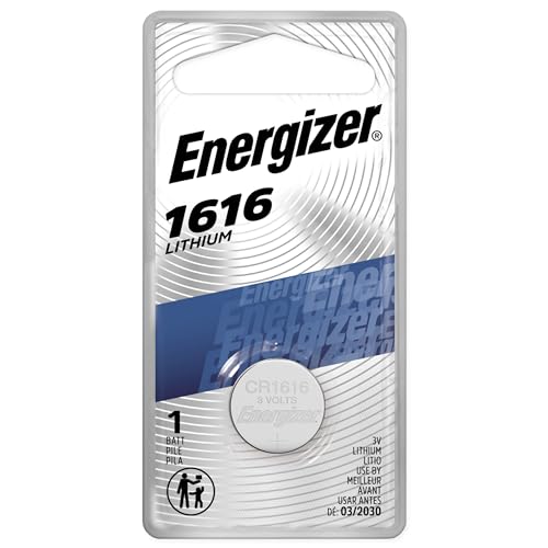 Energizer 1616 3V Batteries, 3 Volt Battery Lithium, 1 Count