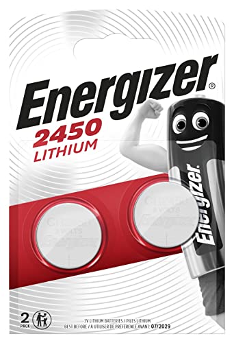 Energizer Battery CR2450 Lithium 2-pak, 235475